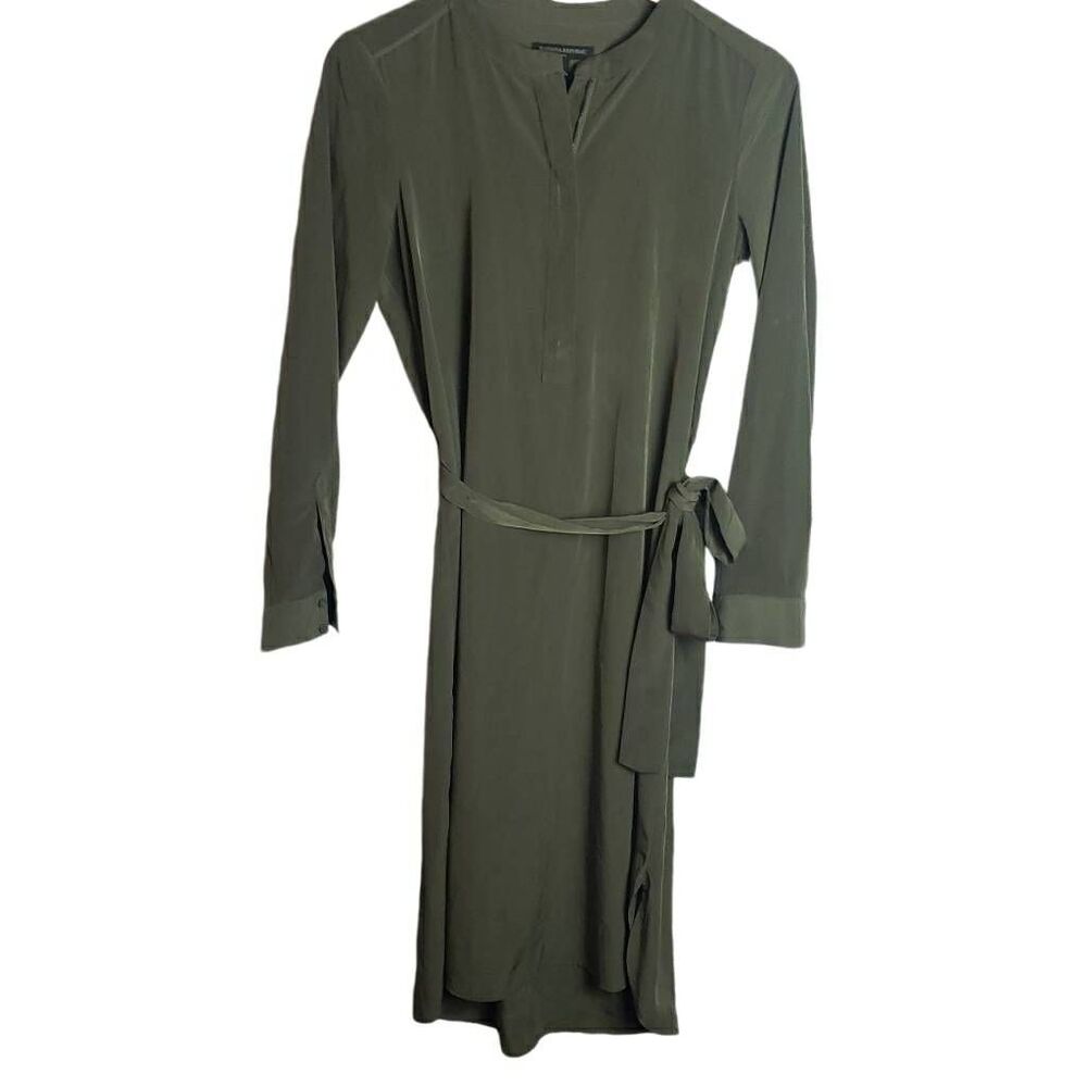 Banana Republic Green Dress Size 6 - Picture 1 of 11